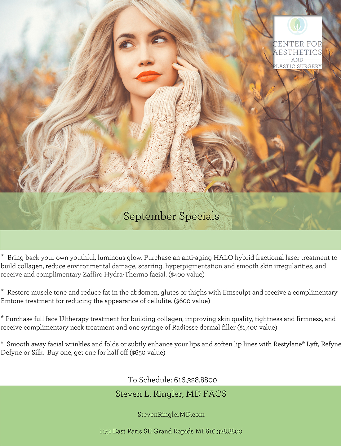 Specials on Plastic Surgery in Grand Rapids