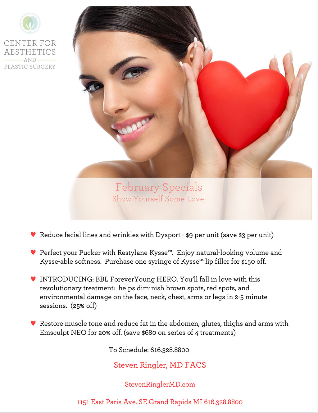 Specials on Plastic Surgery in Grand Rapids