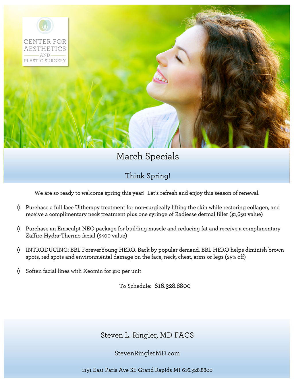 Specials on Plastic Surgery in Grand Rapids